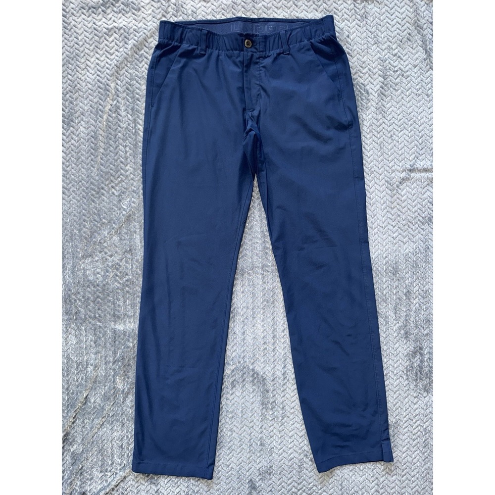 Under Armour‎ Performance Men Pants Activewear Blue Chino Size 34